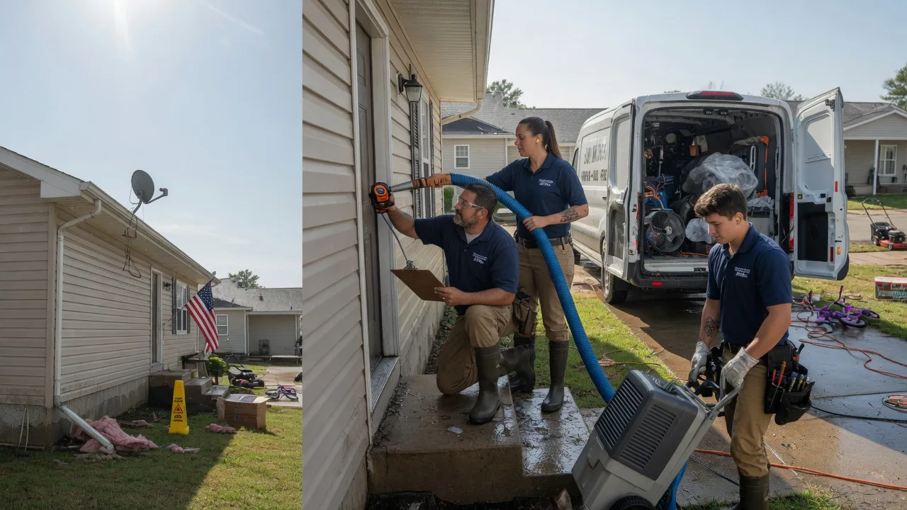 Ceiling Water Damage Restoration in Highland Park, MI near me